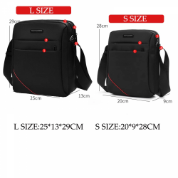 Carneyroad Men's bag Messenger Shoulder Bag Waterproof Oxford Handbags for business office Bag for Men